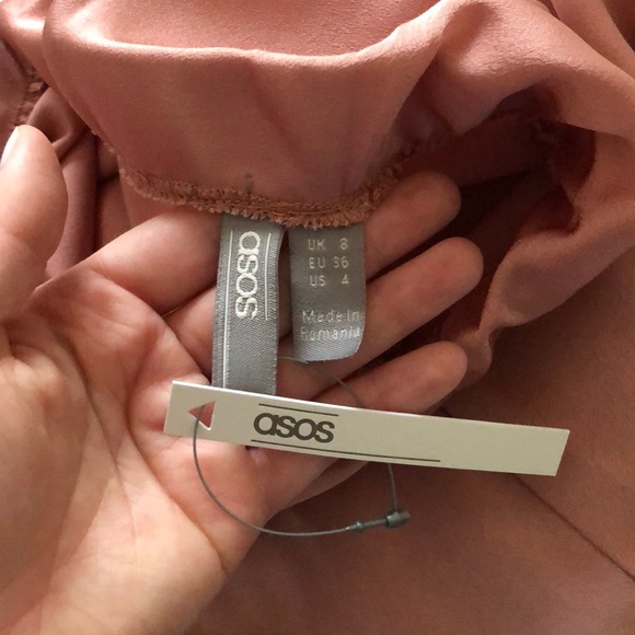ASOS Satin Midi Skirt with Splits - Picture 5 of 5